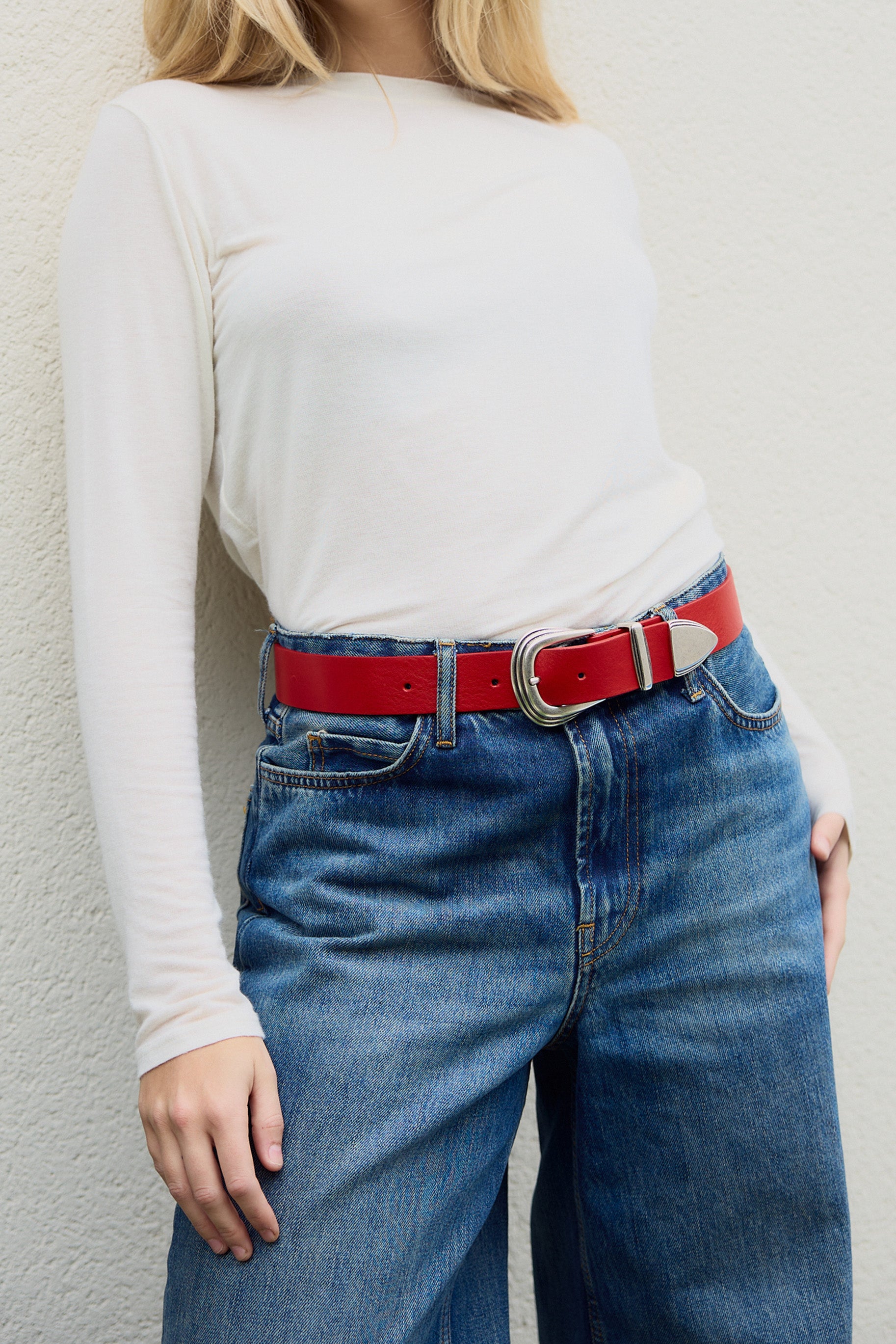 Red Cowboy Belt