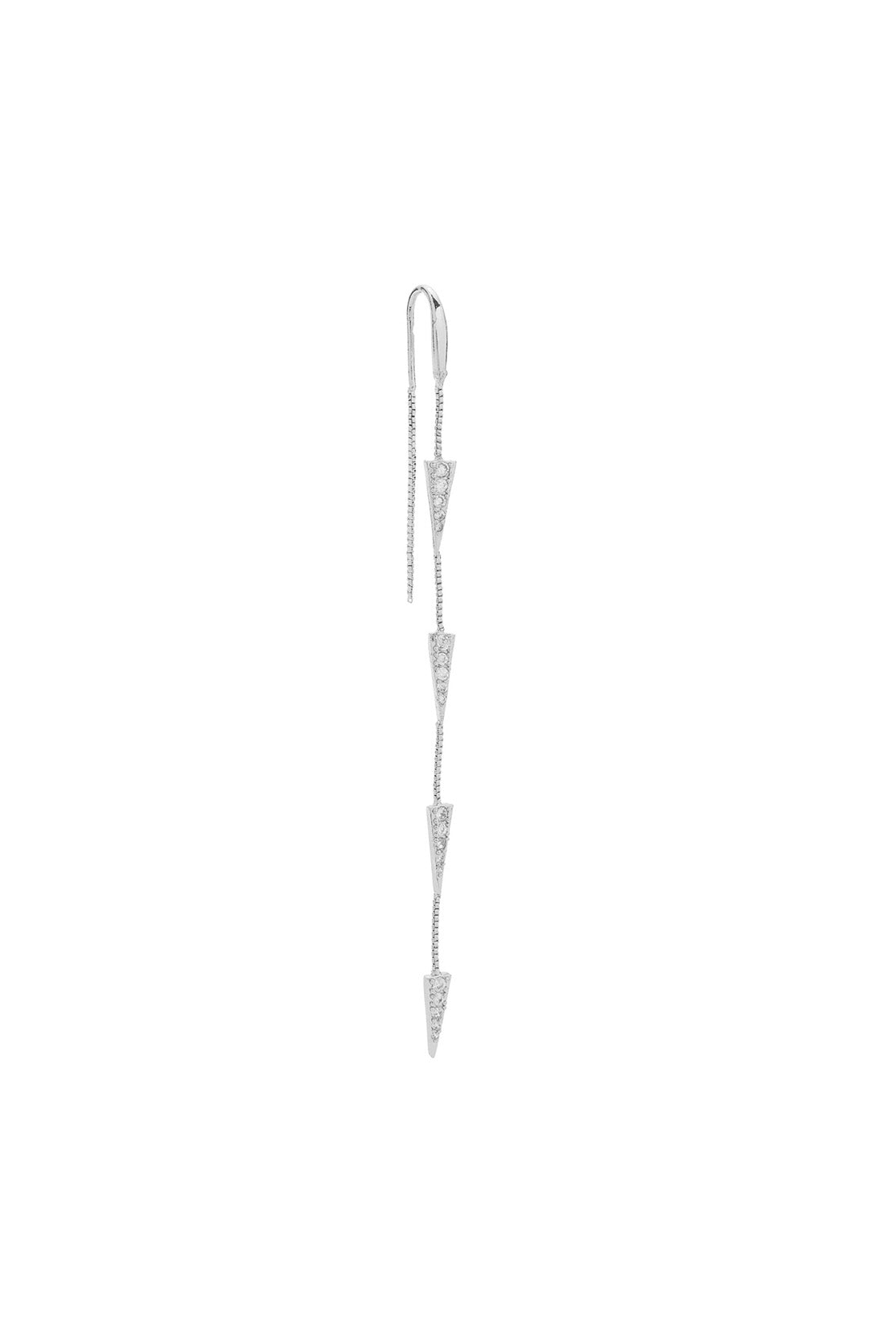 Pendiente Doble Cadena 4 Pinchos (Unidad)