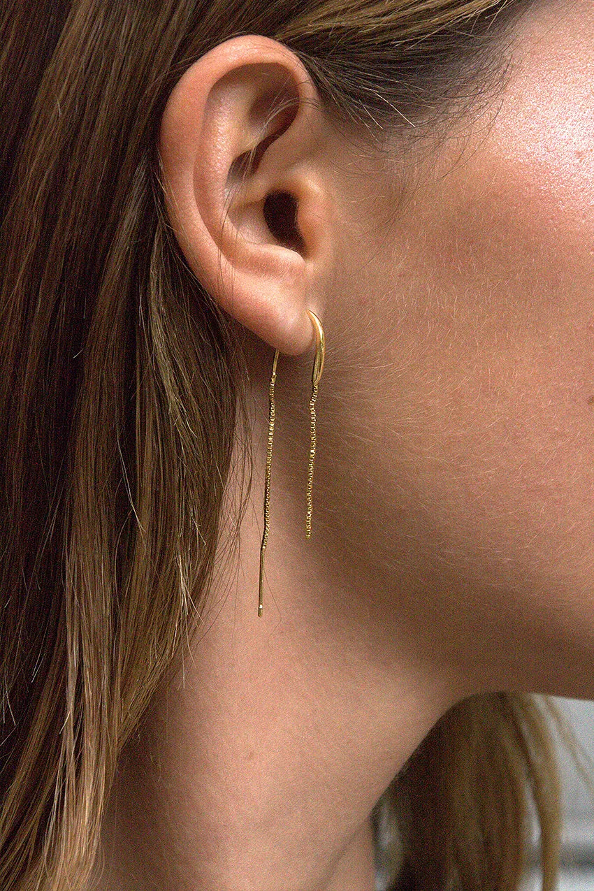 Boucle d'oreille à Double Chaîne (Unité)