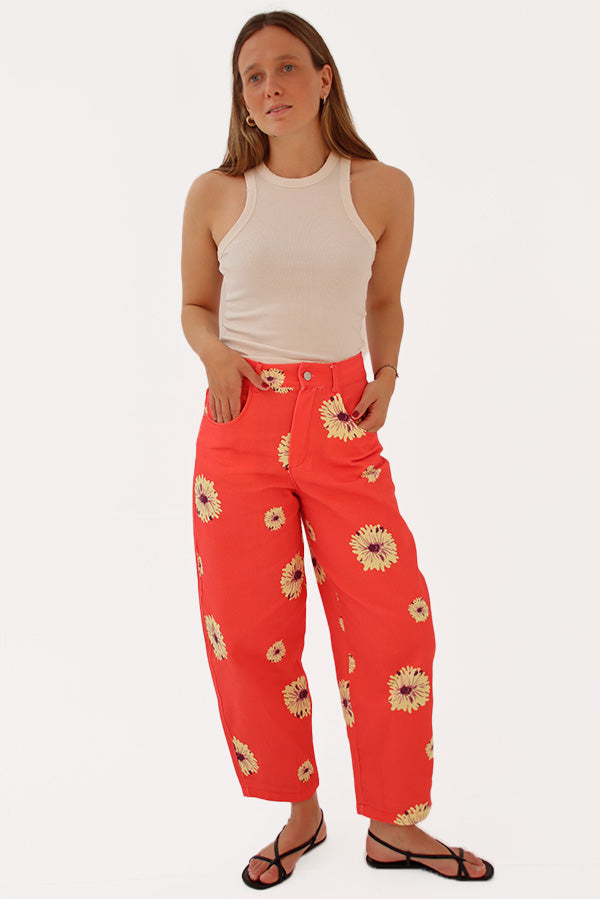 Pantalón Flores Maxi
