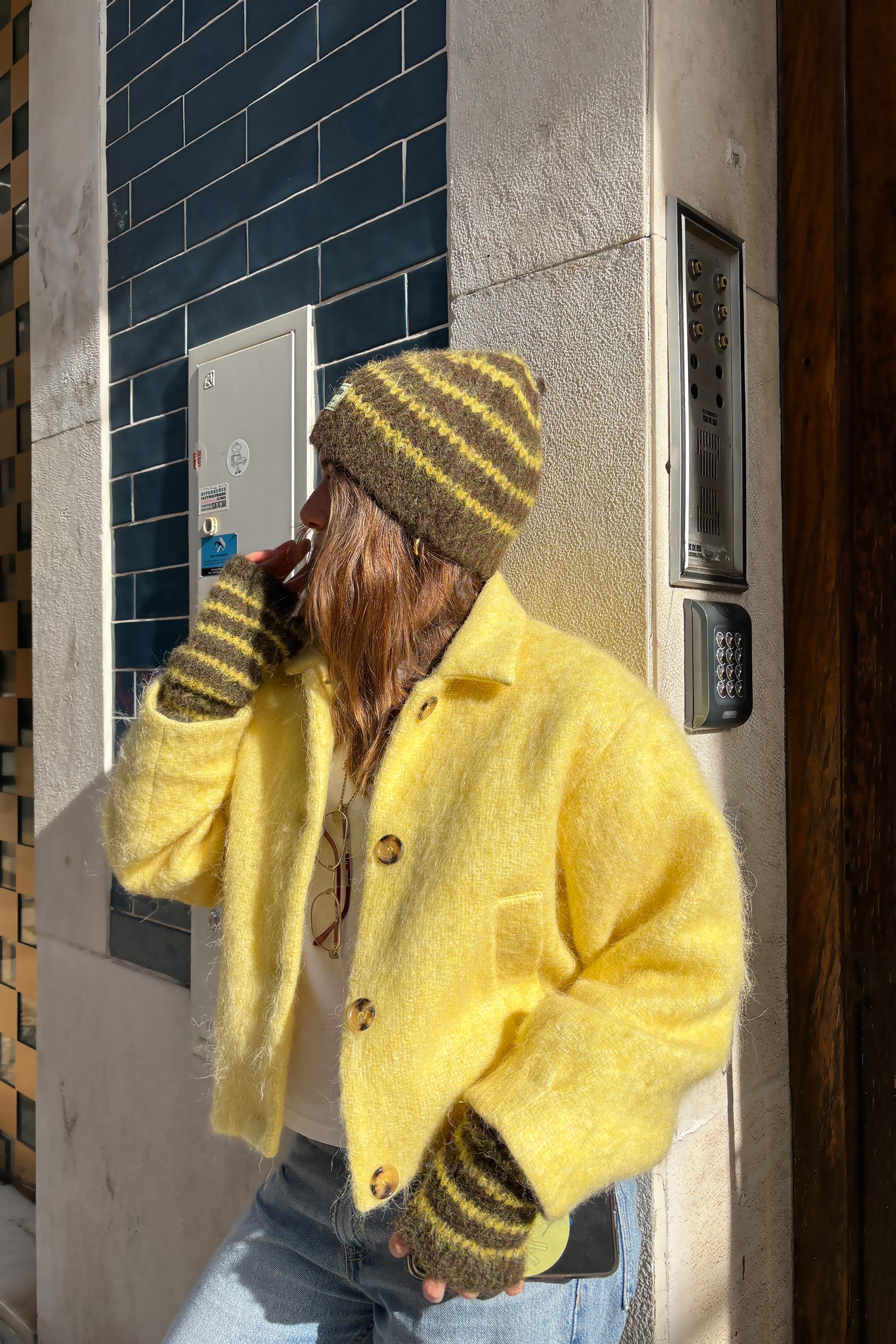 Bonnet Fuzzy Vert et Lime