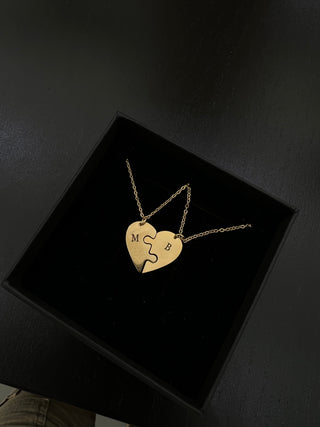 Split Heart Necklace