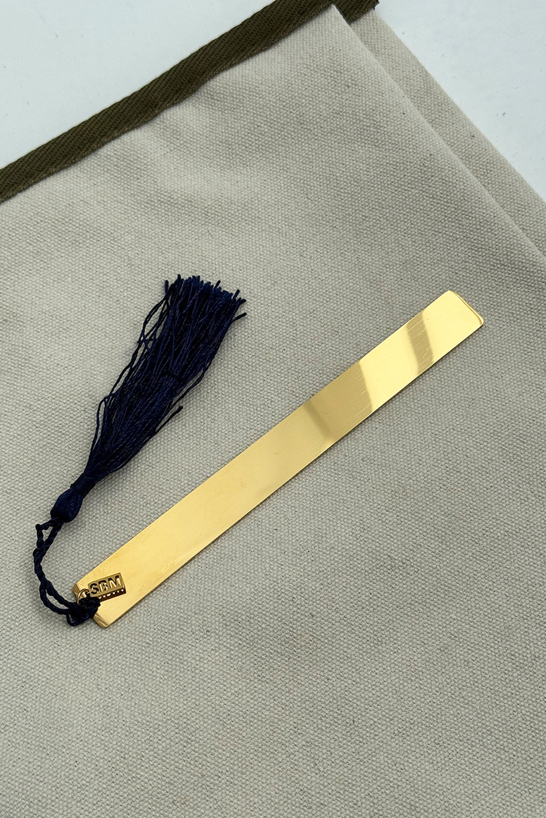 Customizable Blue Bookmark