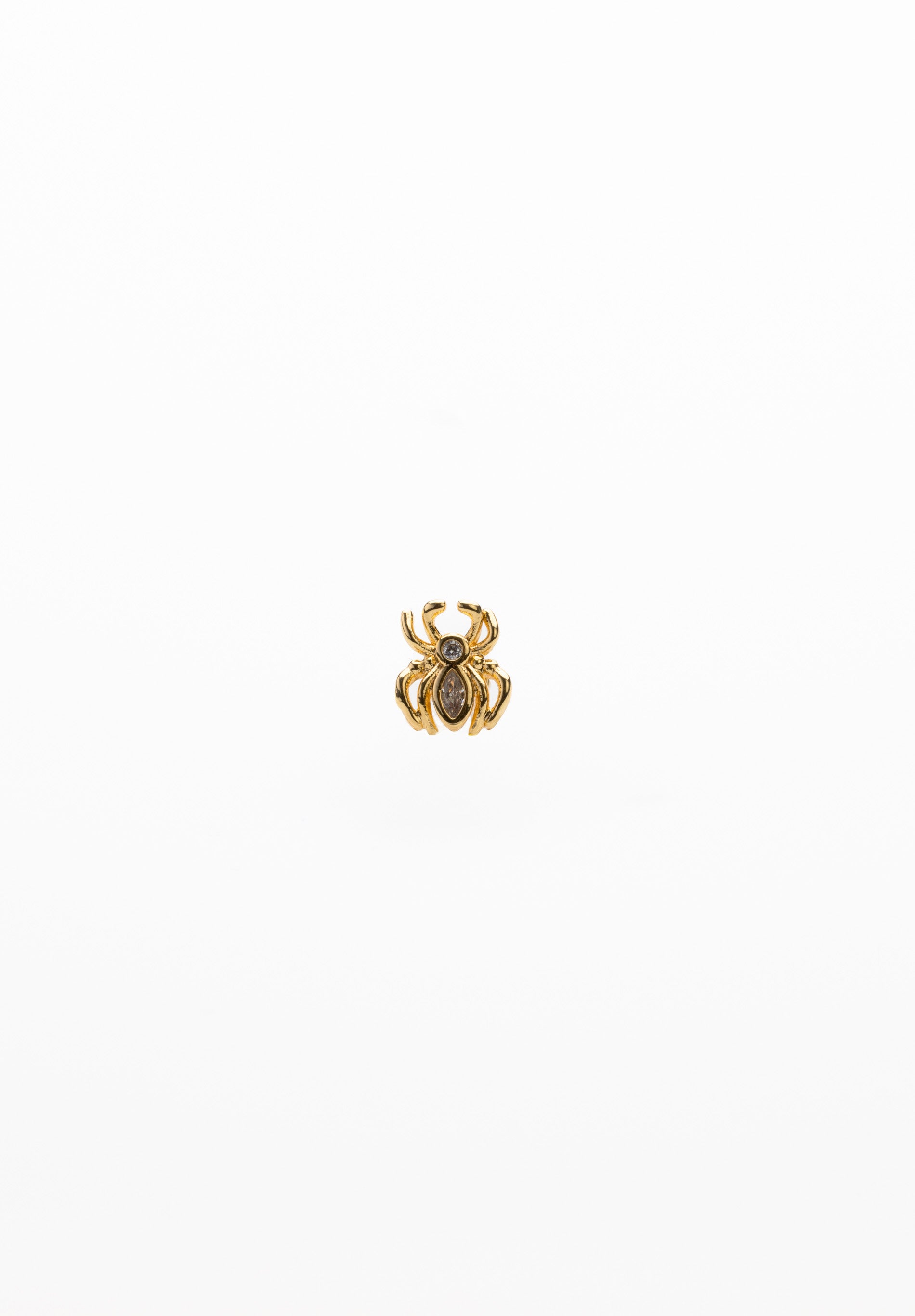 Mini boucle d'oreille araignée (unité)