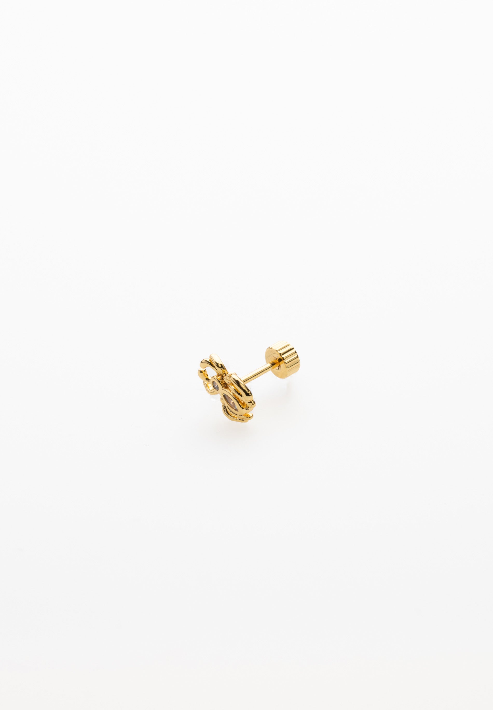 Mini boucle d'oreille araignée (unité)
