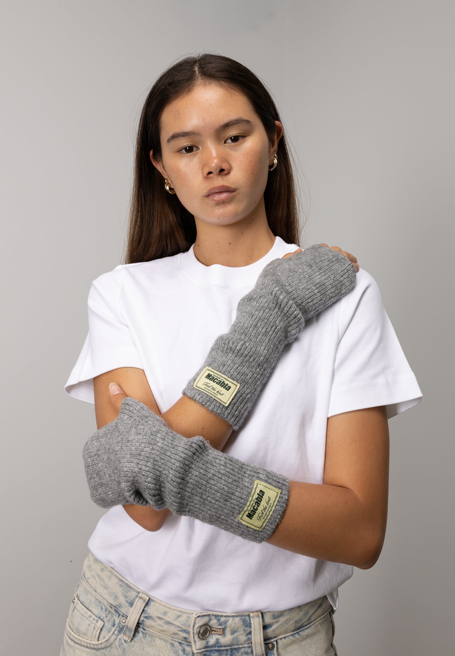 Light Grey Mittens