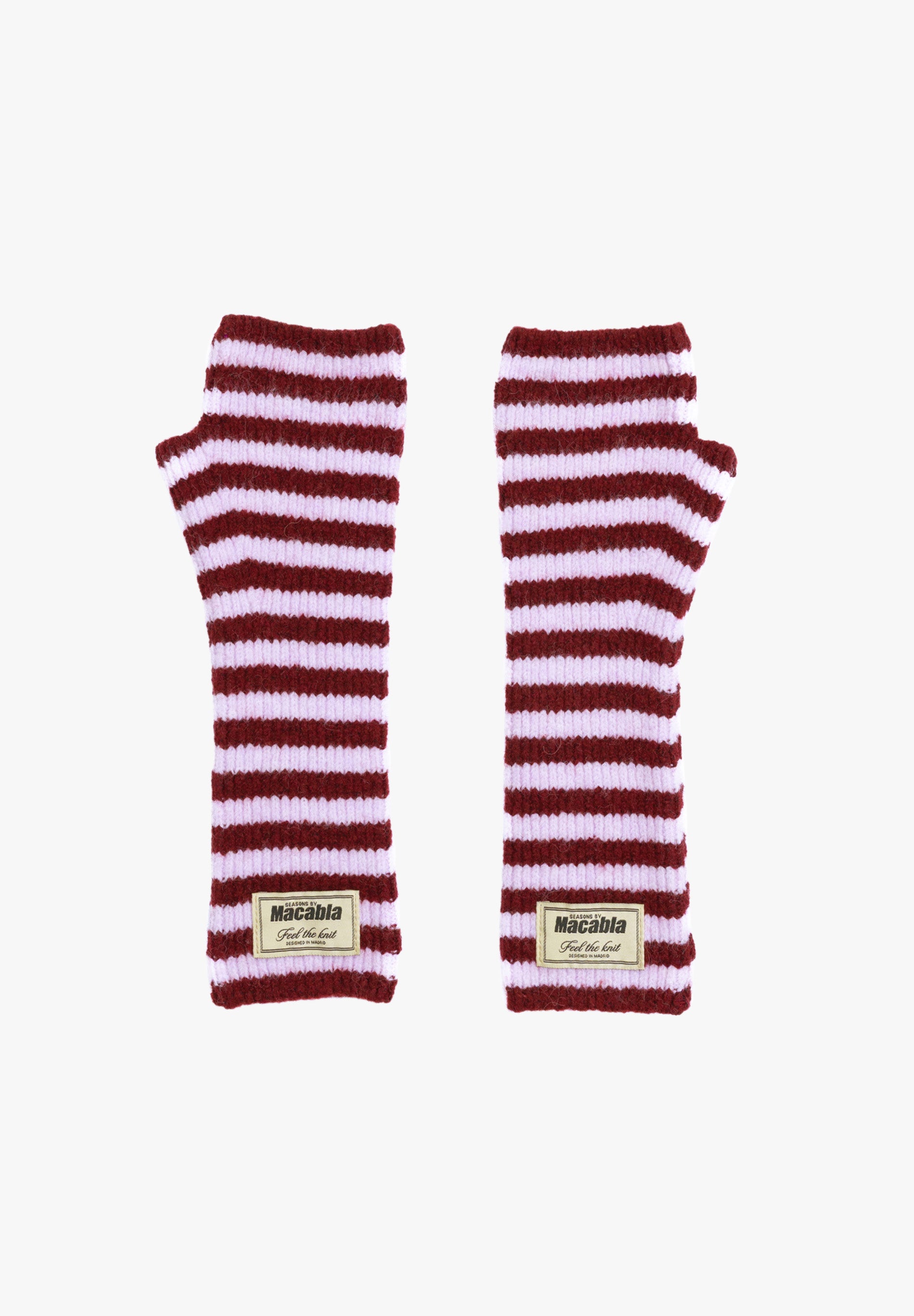 Garnet and Pink Mittens