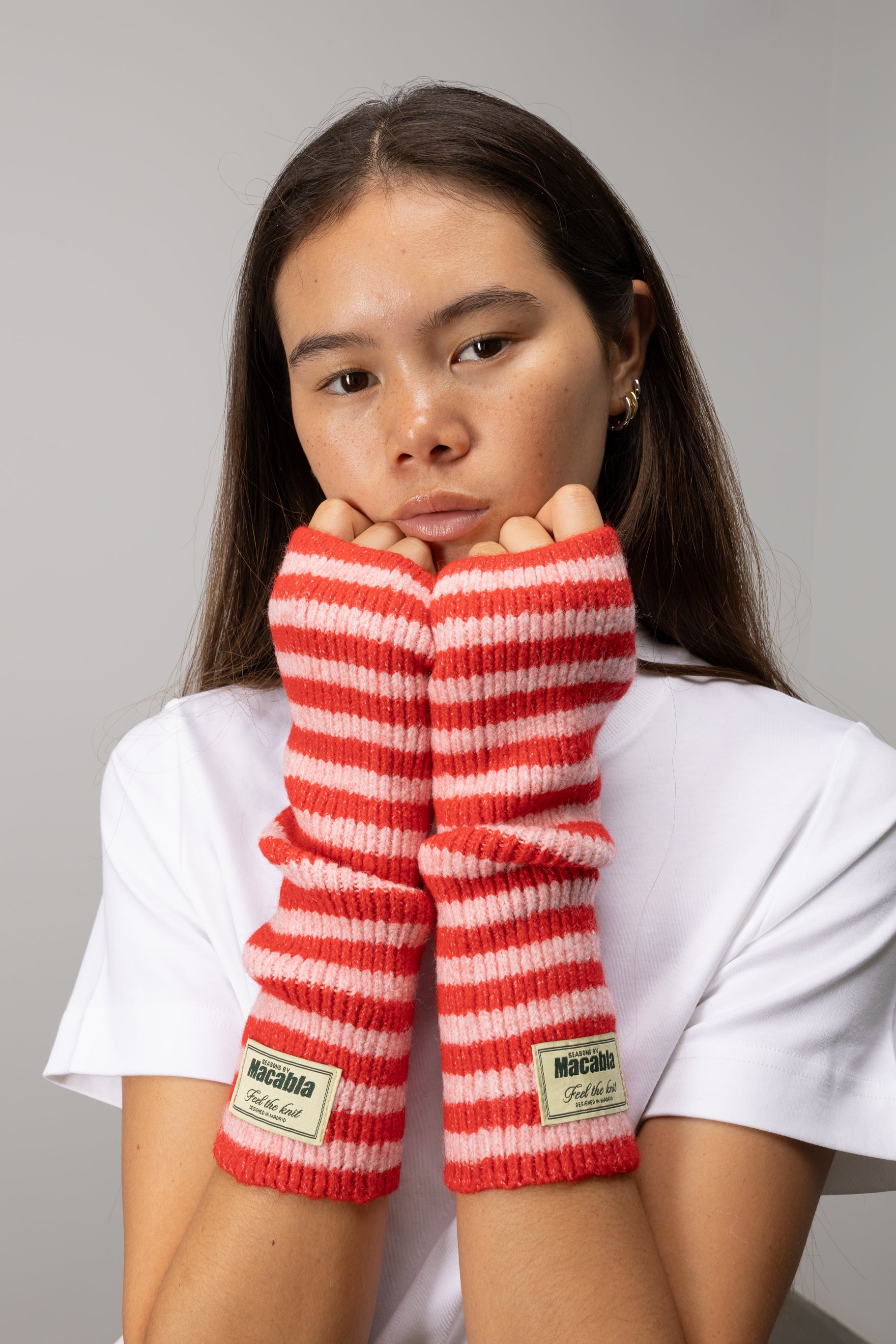 Red and Pink Mittens