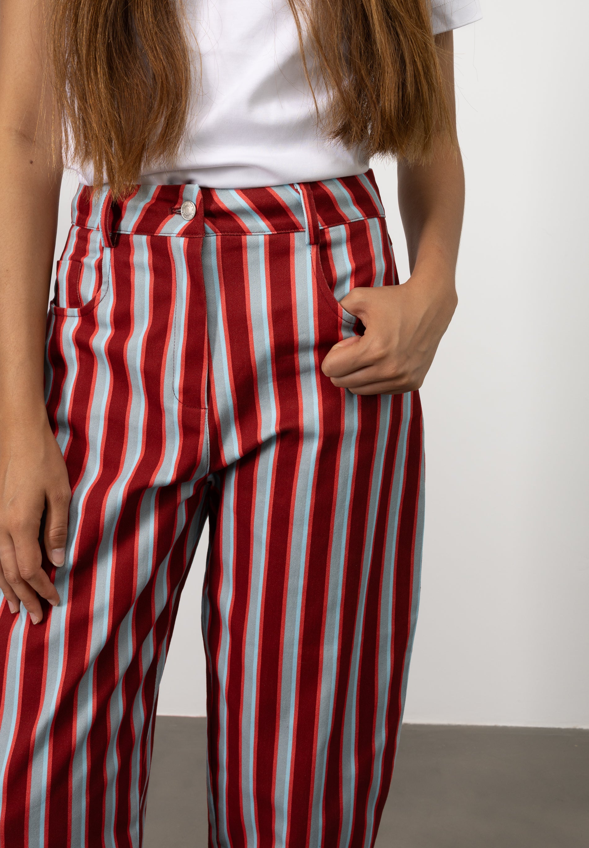 Pantalón Balloon Burgundy Blue