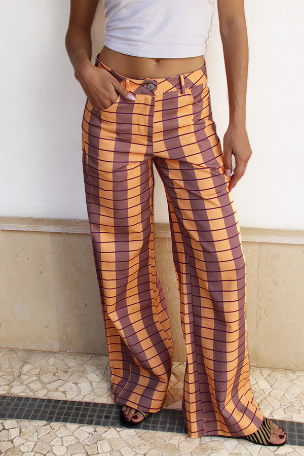 Pantalón Recto Mandarine