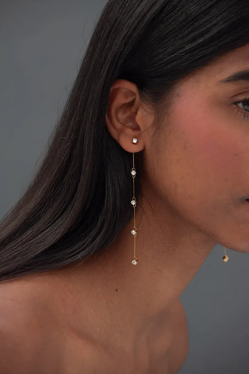 Pendientes Desmontable Circons Par