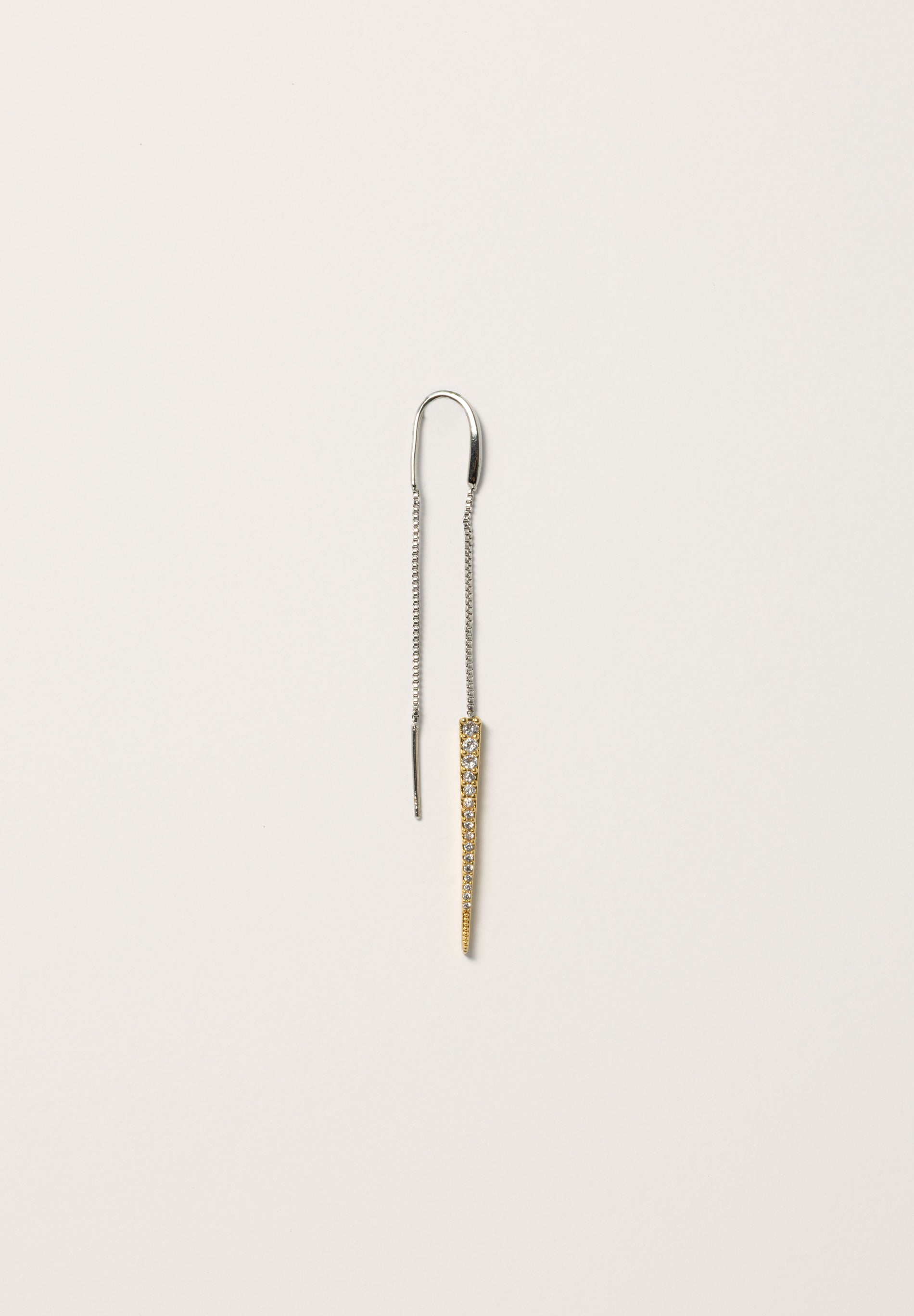Rock MIX Double Chain Earring (Unit)