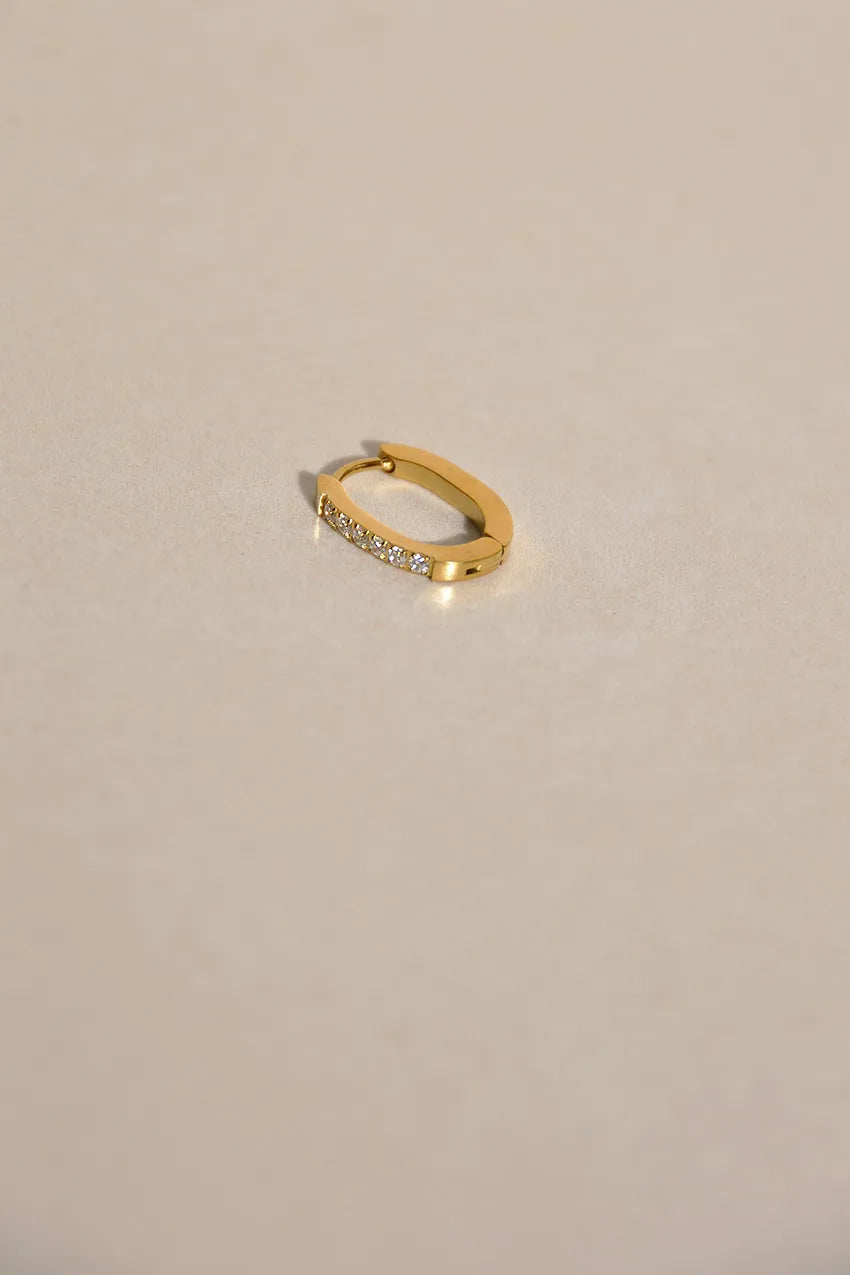 Orecchino Ovale Zircone (Unità)
