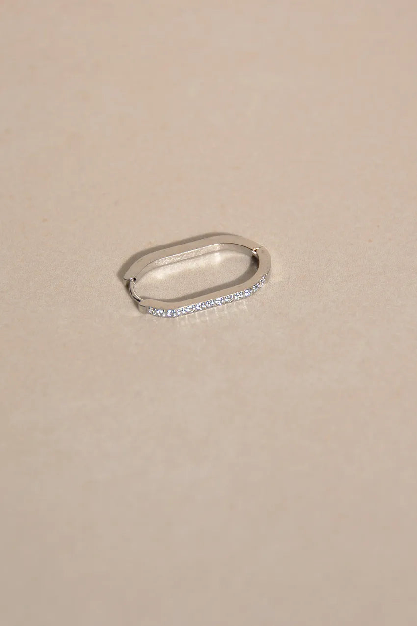 Orecchino Ovale Zircone (Unità)