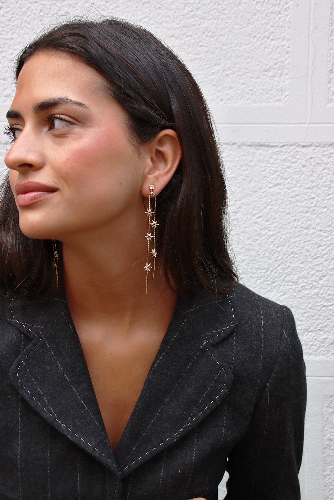 Pendientes Flores Azules