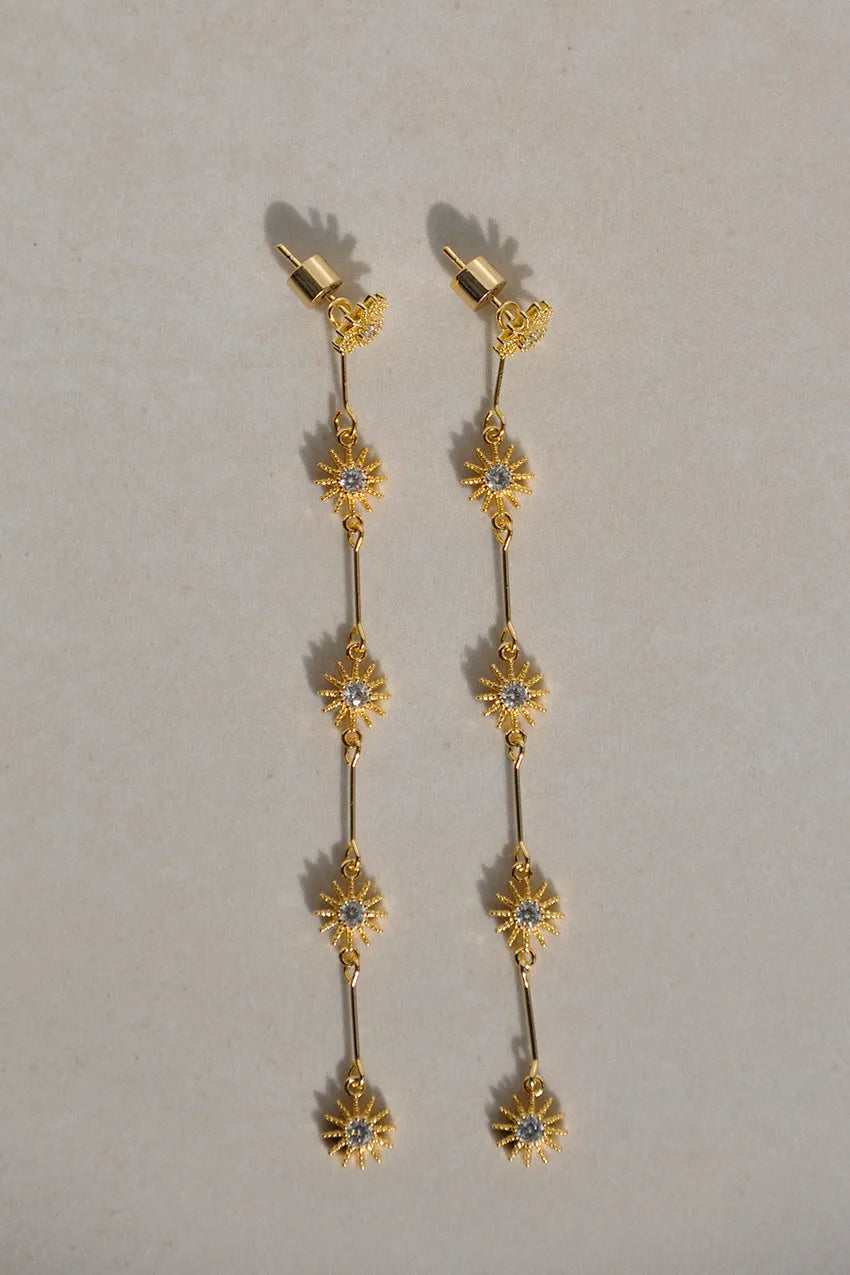 Pendientes Desmontable Soles Par