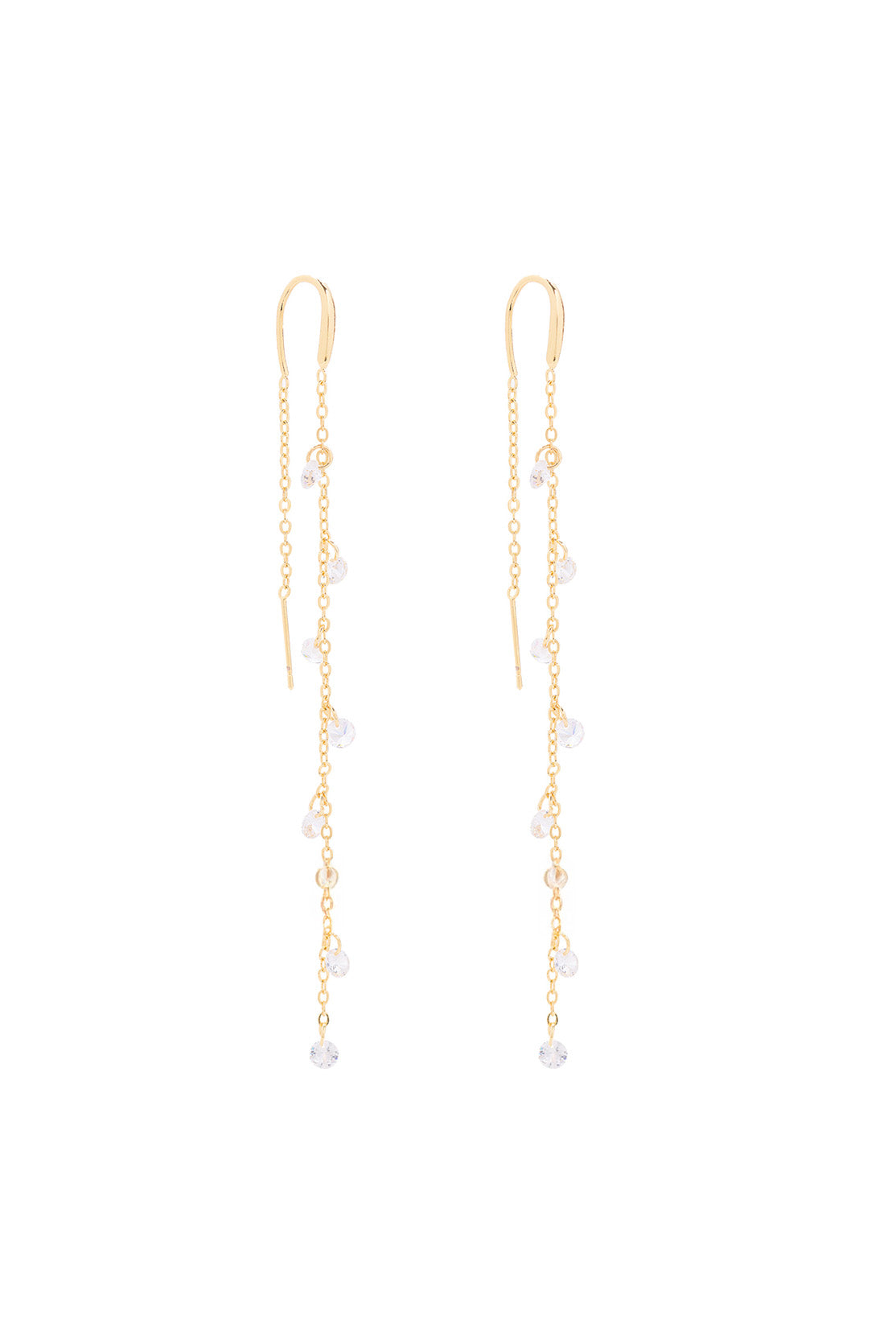 Pendientes Doble Circonitas (Par)