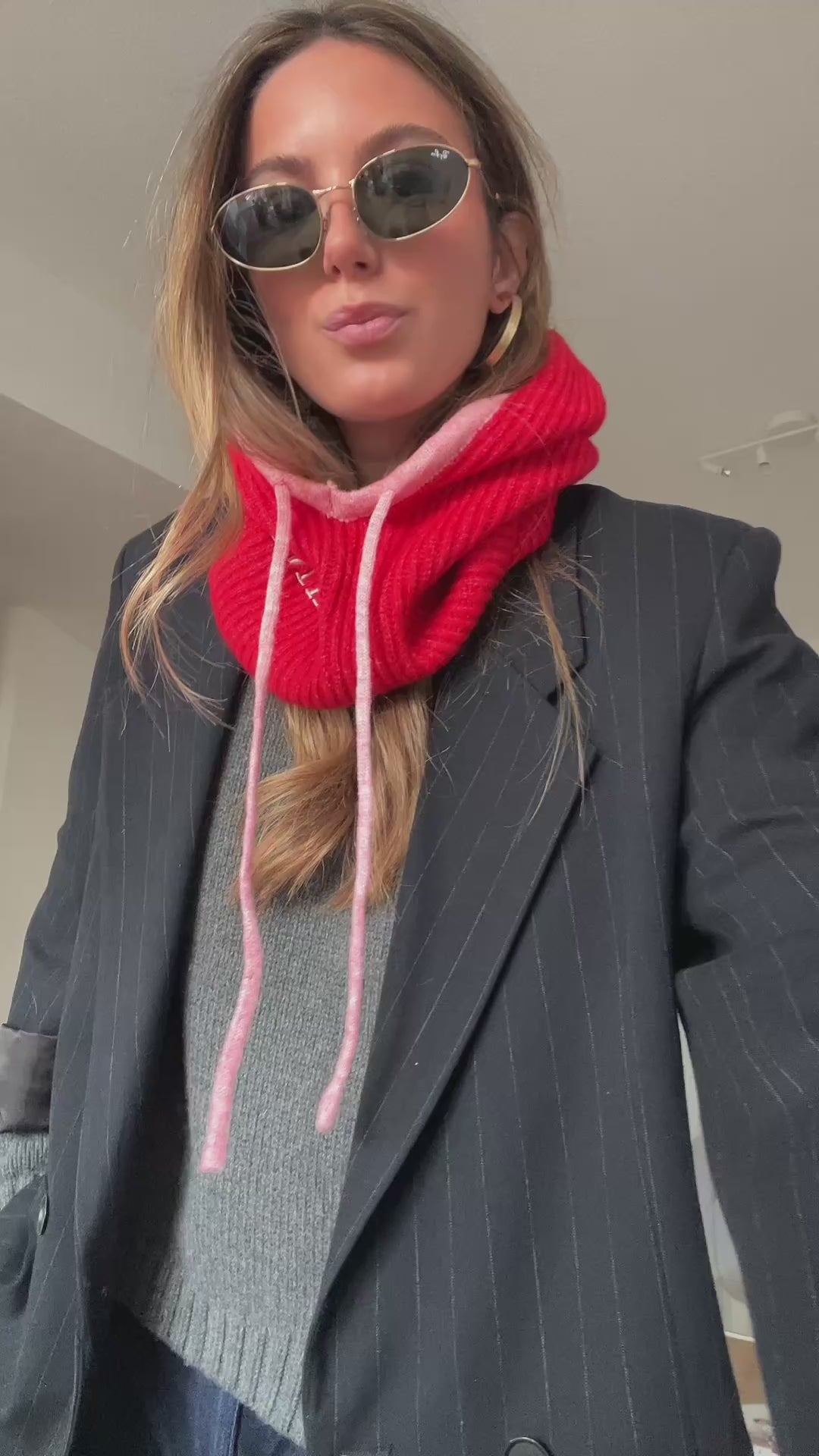 Balaclava Rojo y Rosa