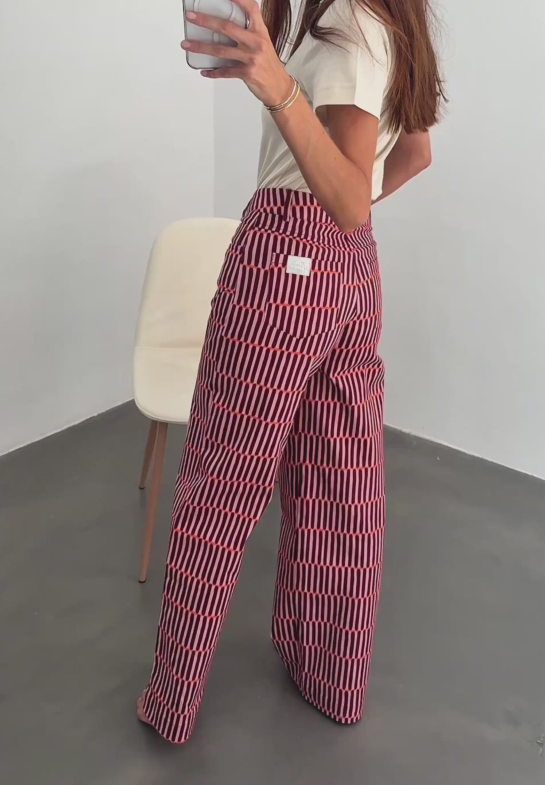 Pantalón Recto Berry