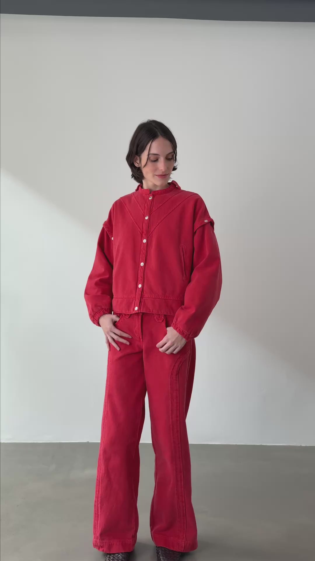 Bomber Desmontable Rojo