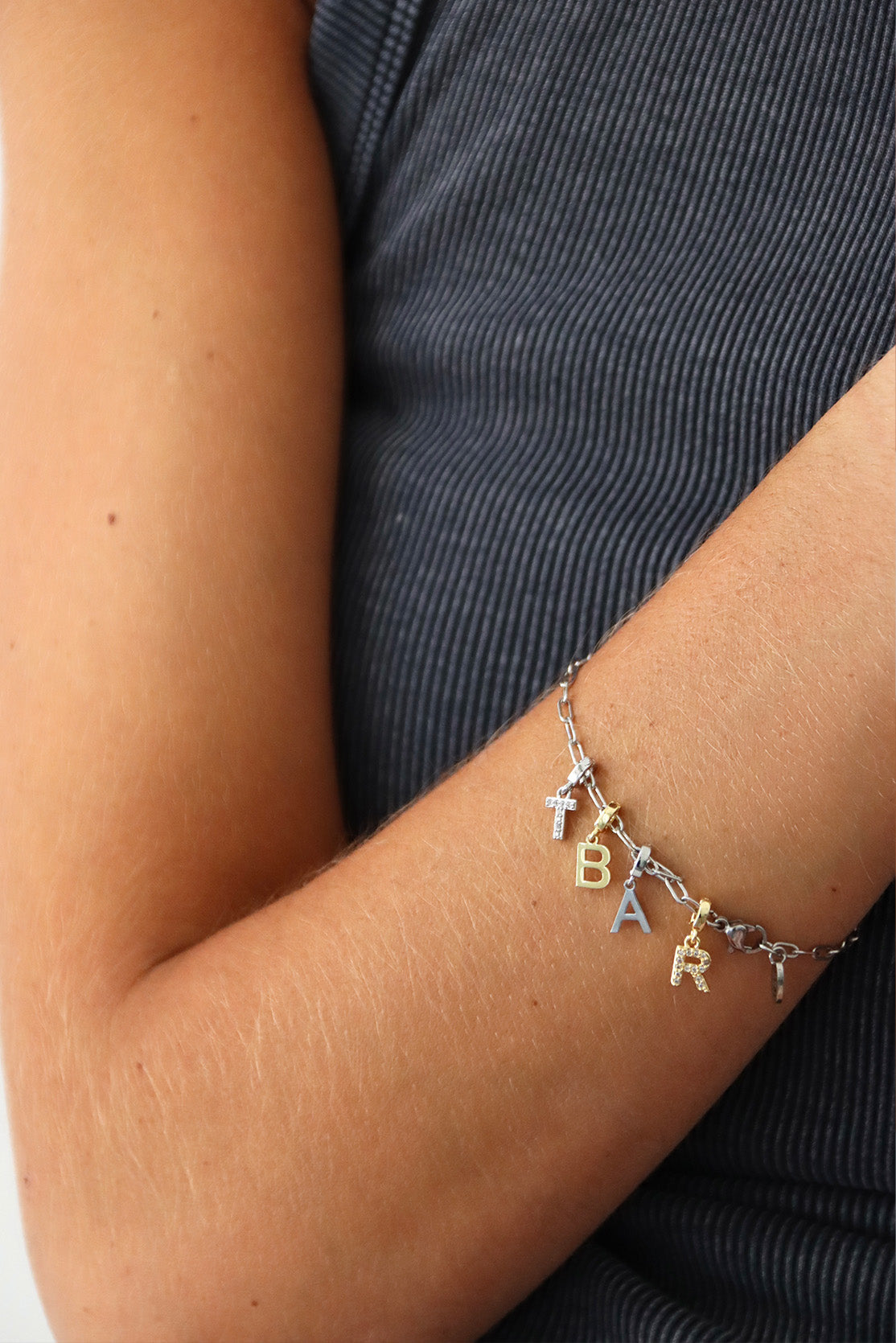 Pulsera + Charms Letras