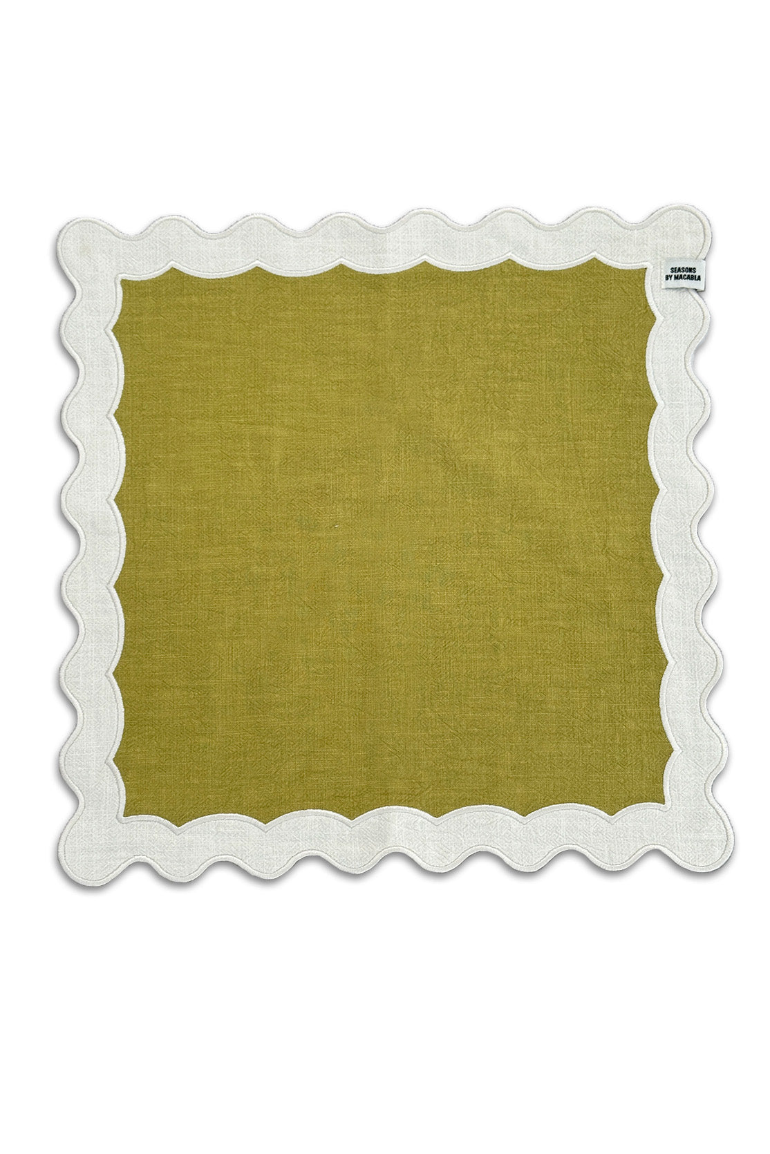 Serviette Vagues Pistache