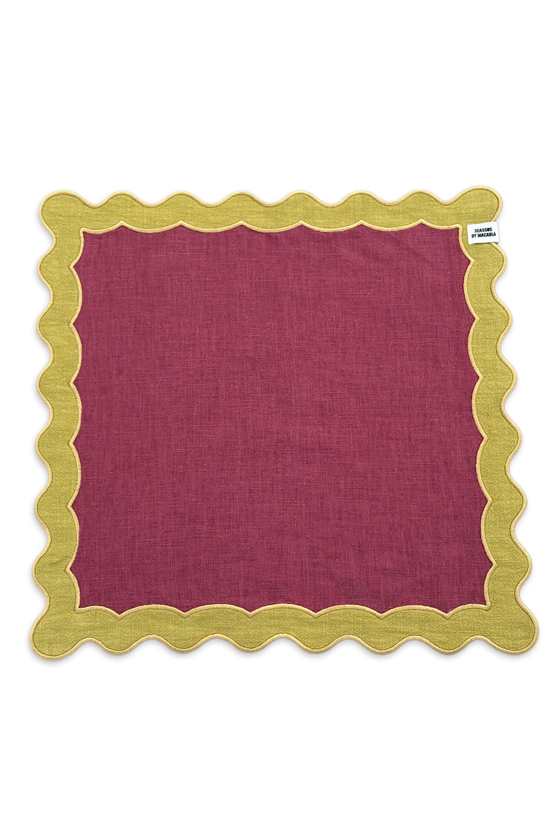 Serviette À Vagues De Vin