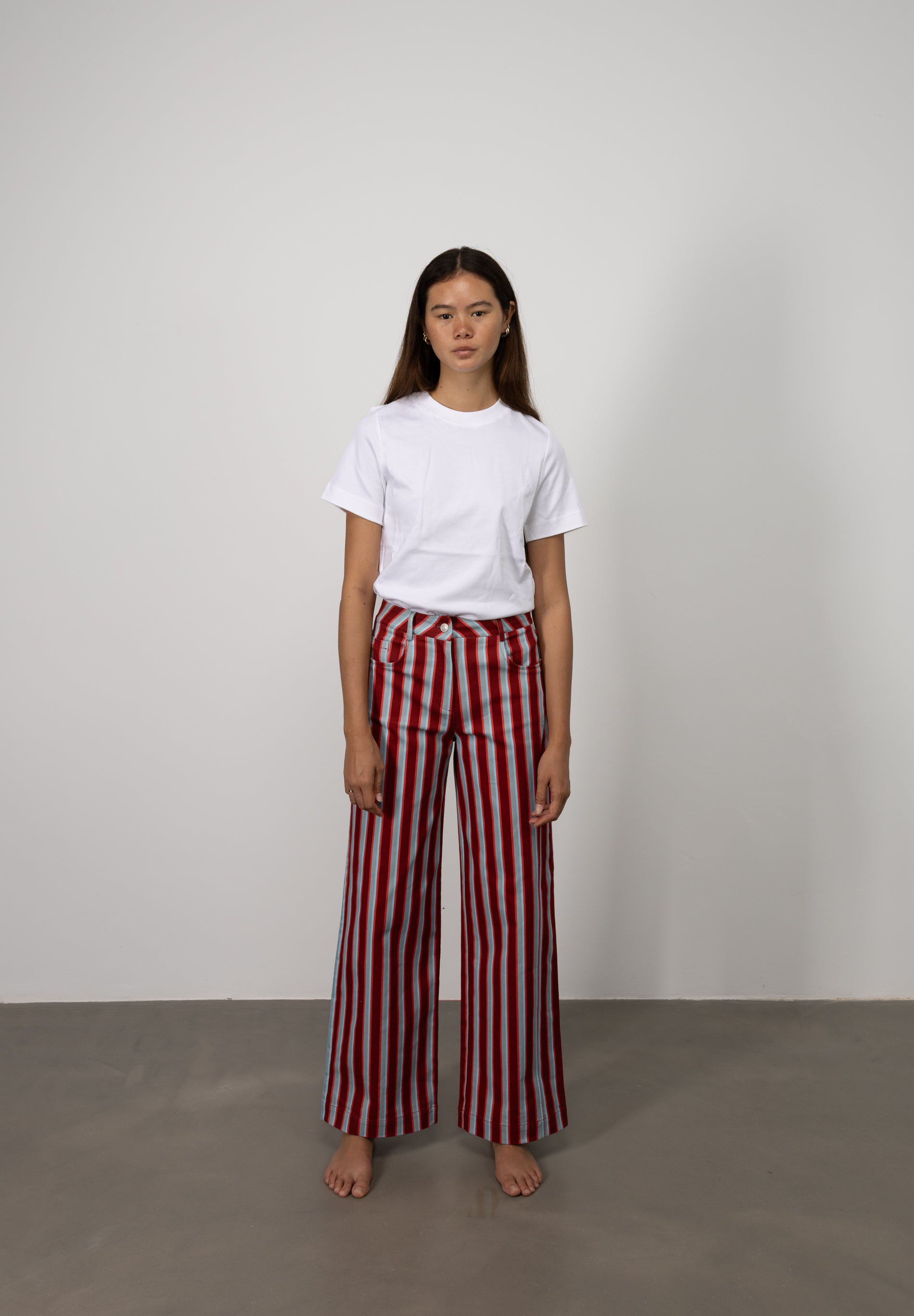 Pantalón Recto Burgundy Blue