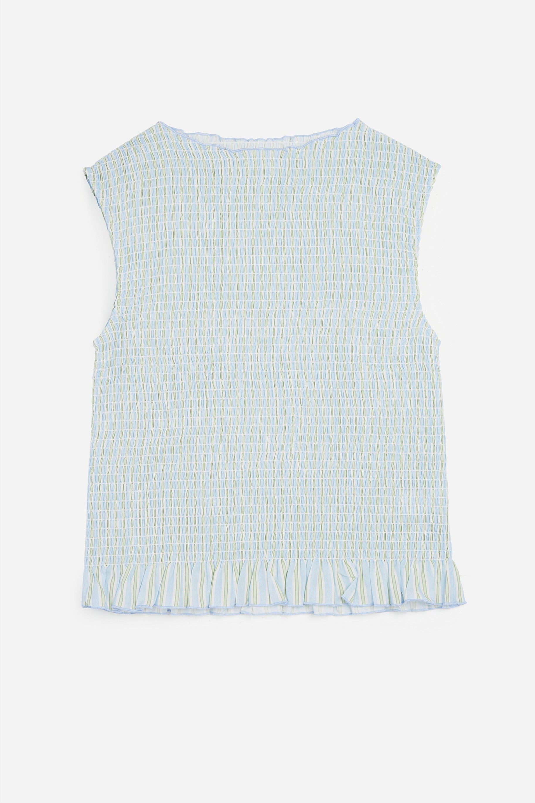 Blue Striped Pyjama Top