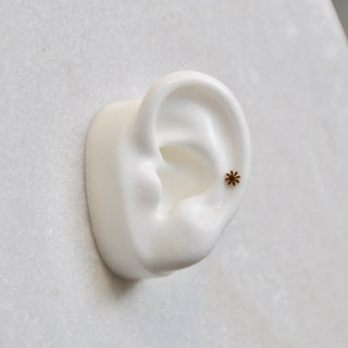 Mini Nut Thread Earring