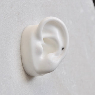 Mini Nut Thread Earring